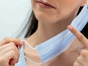 Mask induced dermatose